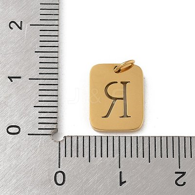 304 Stainless Steel Charms LS-STAS-R001-01G-R-1