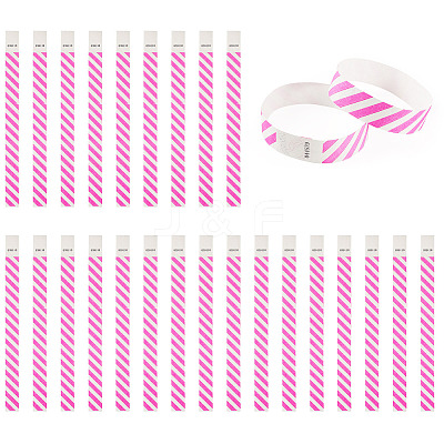 Paper Disposable Wristbands BJEW-TAC0075-002D-1