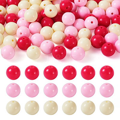 Opaque Acrylic Beads OACR-TAC0014-06A-1