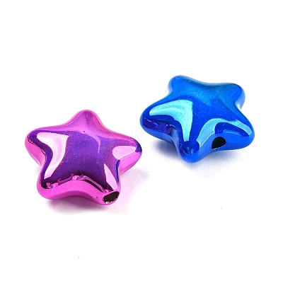 Opaque Acrylic Beads X-MACR-P040-09-1