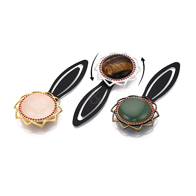 Alloy & Iron Bookmark Cabochon Settings PALLOY-N184-10S-1