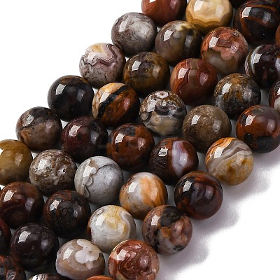Natural Mexico Crazy Agate Beads Strands G-L615-A01-02-1