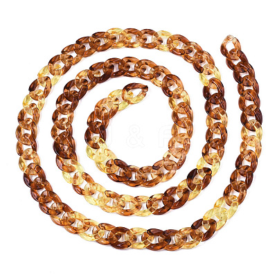 Acrylic Curb Chains SACR-P065-R08-1