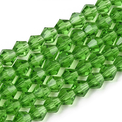 Imitation Austrian Crystal 5301 Bicone Beads LS-GLAA-S026-01-1