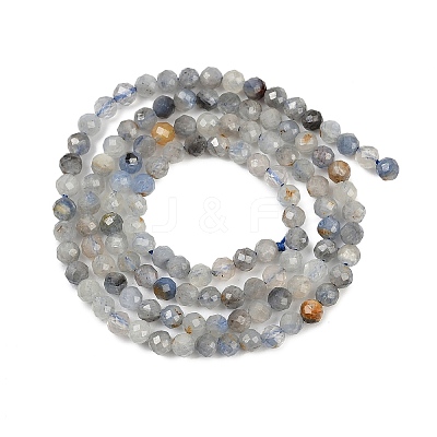 Natural Kyanite Beads Strands G-RM2025-A34-3mm-1