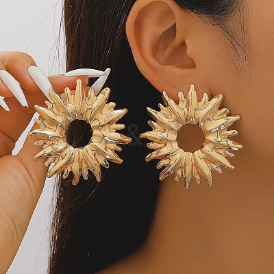 304 Stainless Steel Stud Earrings FS-WG82045-19-1