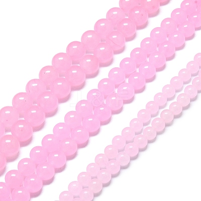 Natural Malaysia Jade Beads Strands G-L645-C01-4mm-22-1