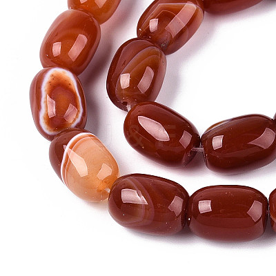 Natural Agate Beads Strands G-N356-02A-11-1