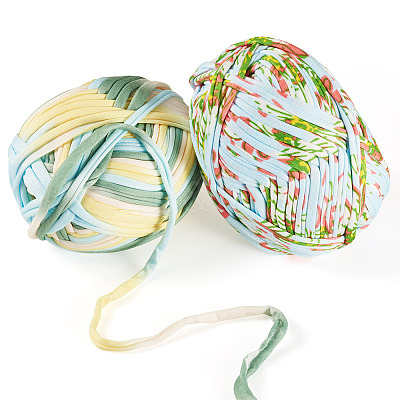 2 Skeins 2 Styles Super Soft Polyester Yarn OCOR-TA0003-70-1