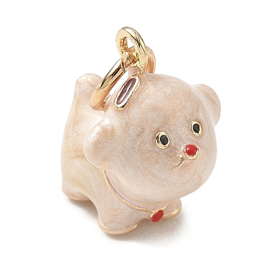 Alloy Enamel Pendants AL-CBA68FA-09A-G-1