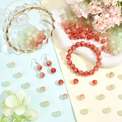 120Pcs Opaque UV Reactive Beads RESI-PA0001-35D-1