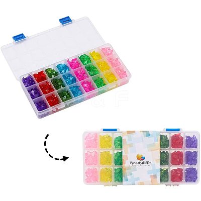 Transparent Acrylic Beads TACR-PH0001-10-1