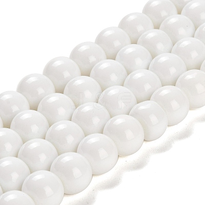 Painted Glass Bead Strands DGLA-S071-12mm-01-1