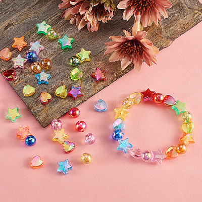630Pcs Eco-Friendly Transparent Acrylic Beads TACR-CJ0001-23-1