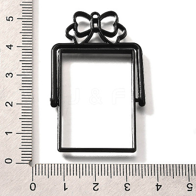 Alloy Open Back Bezel Pendants PALLOY-I223-10EB-1