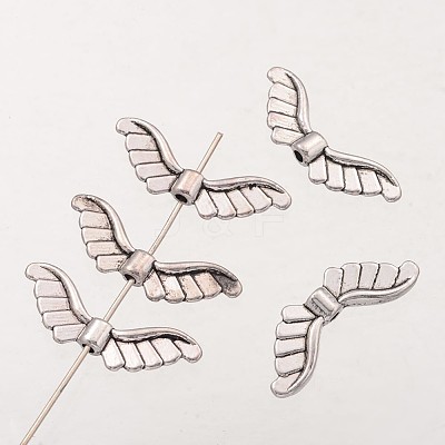 Wing Tibetan Style Alloy Beads LS-AB5041Y-NF-1