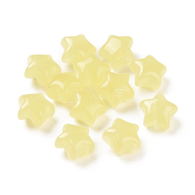 Imitation Jelly Style Acrylic Beads LS-OACR-B002-03B-1