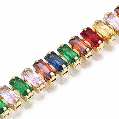 Cubic Zirconia Classic Tennis Bracelet X-ZIRC-S067-073I-NF-1