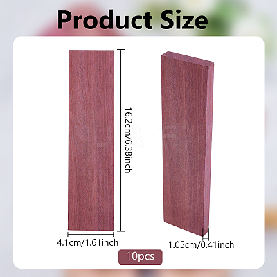 Rectangle Wood Crafting Supplies LS-DIY-WH0591-304A-1