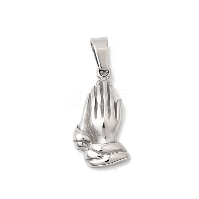 304 Stainless Steel Pendants STAS-G378-01P-1