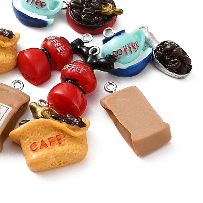Opaque Resin Pendants RE-CBA6149-01-1