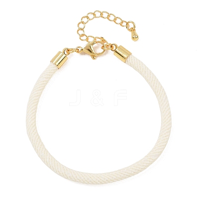 4.5MM Round Nylon Milan Cord Bracelet Making BJEW-I245-01G-30-1