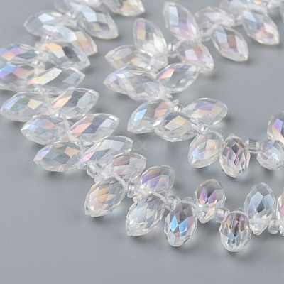 Crystal Glass Beads Strands X-GLAA-D033-01-1