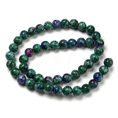 Natural Dyed Sesame Jasper Beads Strands G-E443-A39-1