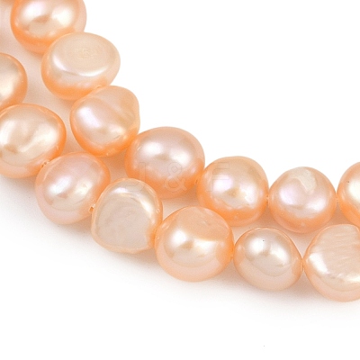 Natural Cultured Freshwater Pearl Beads Strands PEAR-P064-20B-08C-1