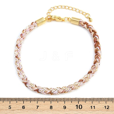4MM Braided Nylon Cord Bracelets FIND-A057-01G-17-1