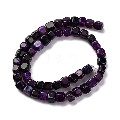 Natural Dragon Veins Agate Beads Strands G-G177-E10-01-1