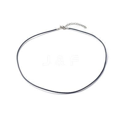 Cowhide Leather Choker Necklaces X-NJEW-JN03598-01-1