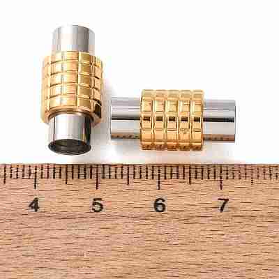 304 Stainless Steel Magnetic Clasps SA-CBA15BC-09GP-1