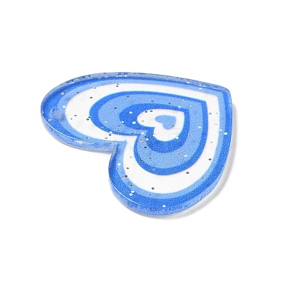 Transparent Plastic Pendants KY-P014-01C-1