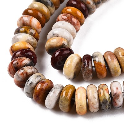 Natural Crazy Agate Beads Strands G-T138-64-1