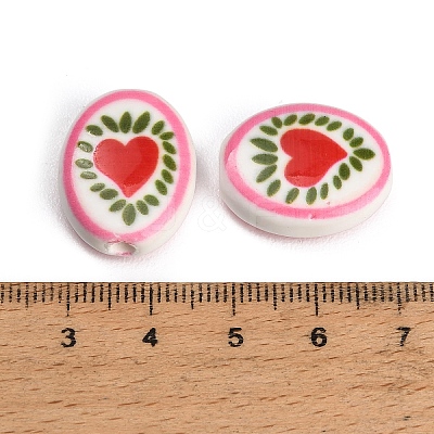 Printed Handmade Porcelain Beads PR-CBAB520-01C-1