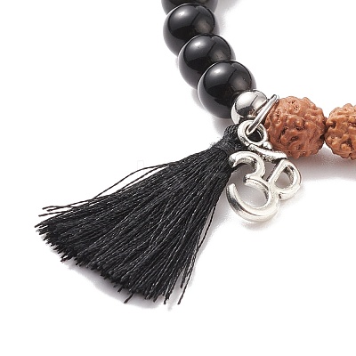 Mala Beads Bracelet BJEW-JB08264-1