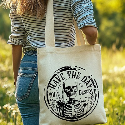 Canvas Women's Tote Bags ABAG-WH0056-004-1