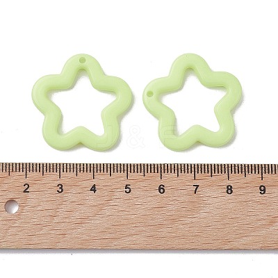 Opaque Acrylic Pendants MACR-M042-02-1
