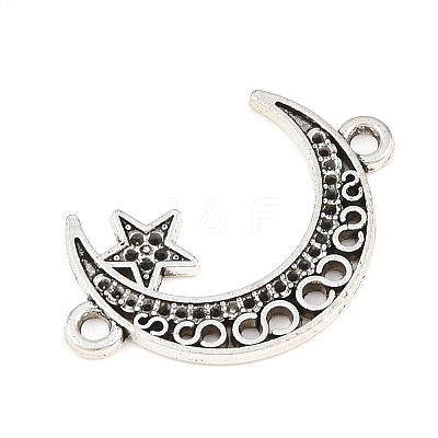 Tibetan Style Alloy Connector Charms AL-CBA1C07-03AS-1