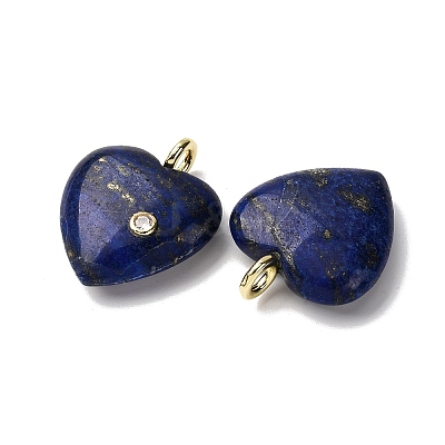 Dyed Natural Lapis Lazuli Pendants G-P588-01G-08-1