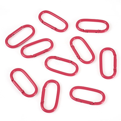 10Pcs Alloy Spring Gate Rings FIND-TA0009-25I-1