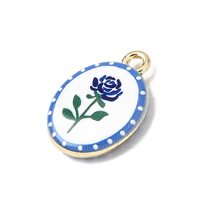 Printed Alloy Pendants ENAM-F160-02C-G-1