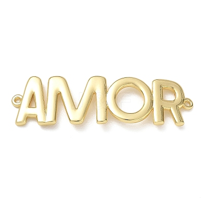 Brass Connector Charms KK-CBAE532-01G-G-1