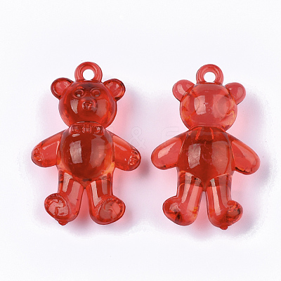 Transparent Acrylic Pendants TACR-S133-026-1