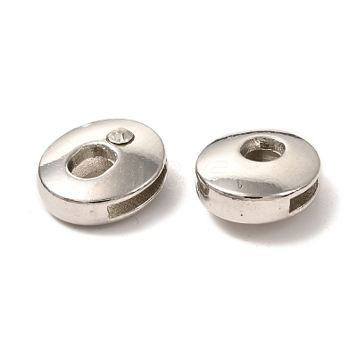 Letter Slider Beads for Watch Band Bracelet Making ALRI-O012-O-NR-1