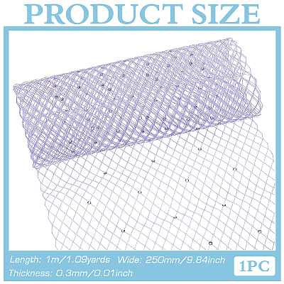 Polyester Bridal Veils DIY-WH0622-072A-1