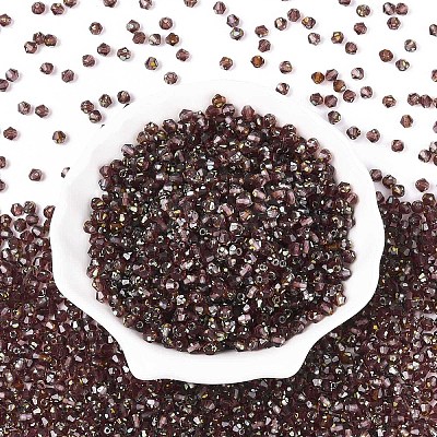 Picasso Baking Paint Glass Seed Beads SEED-N007-37C-1