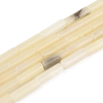 Natural White African Opal Beads Strands G-T141-72A-1