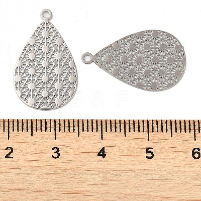 Rack Plating Brass Filigree Pendants KK-Q792-05P-1